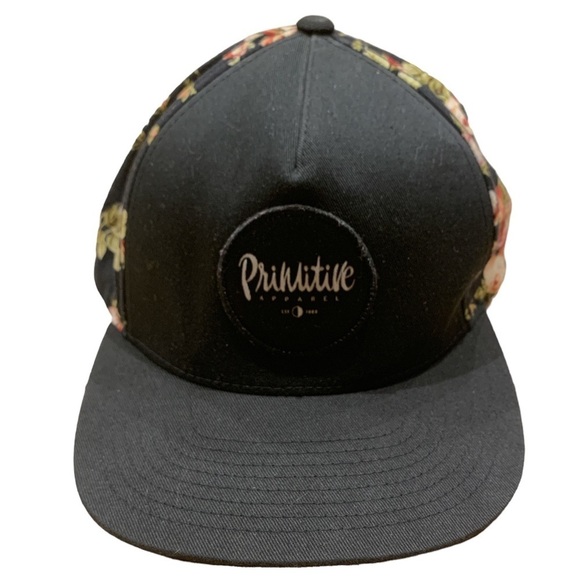 Primitive Roses Strapback Baseball Cap - Picture 3 of 8